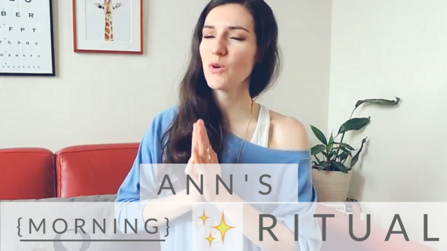 Creating a Morning Ritual
