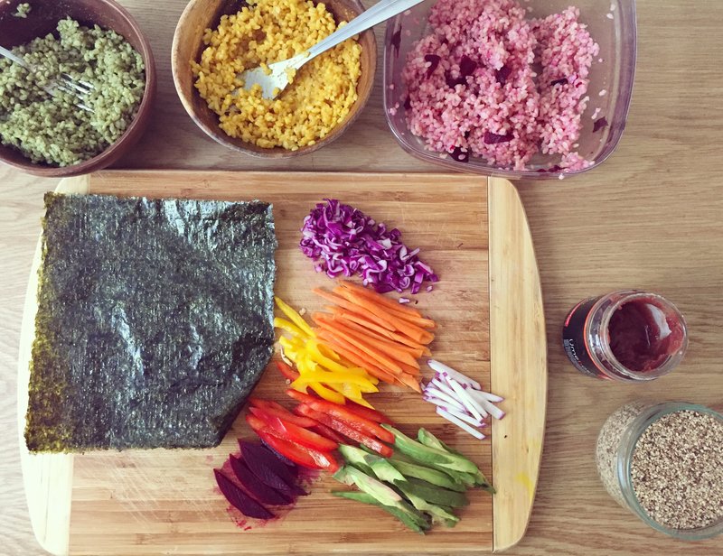Rainbow Sushi + Veggie World Adventures