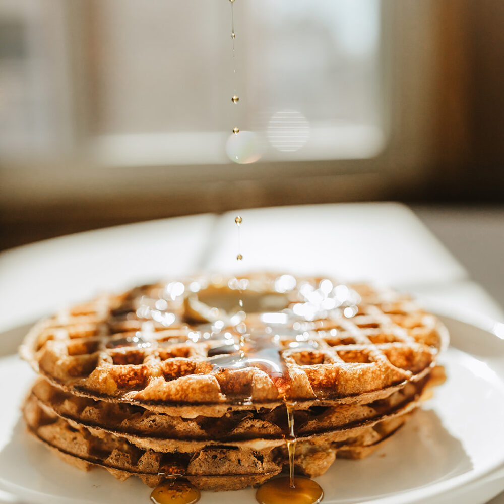 Fluffiest Vegan Waffles! 1